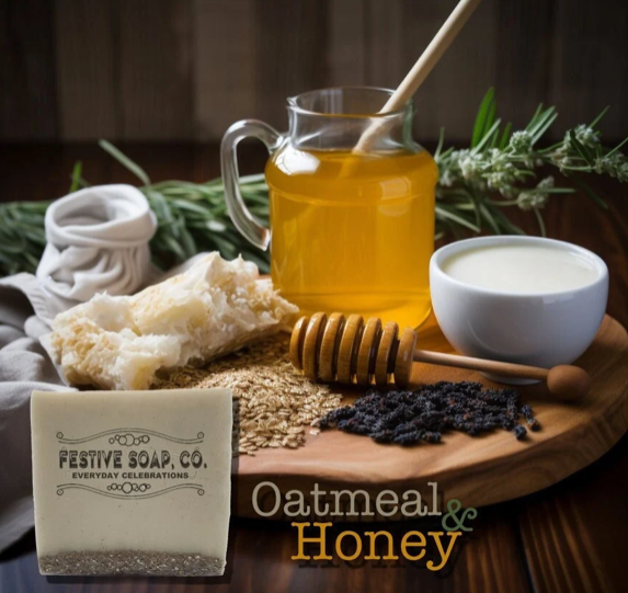 Oatmeal and Honey: Homemade Artisan Goats Milk Soap