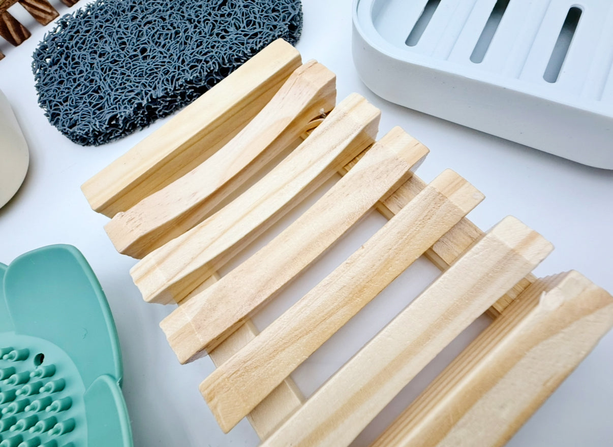 Light Wood Soap Holder