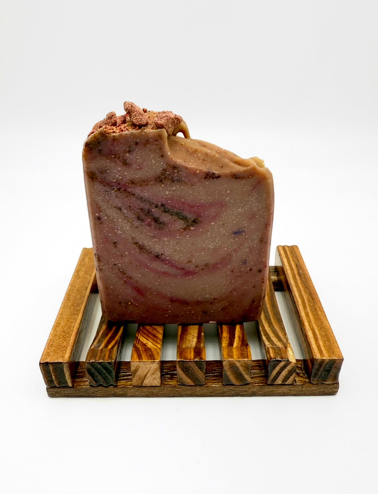 Dark Wood Soap Holder