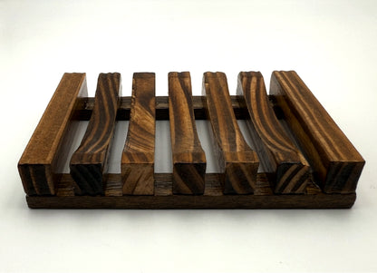 Dark Wood Soap Holder