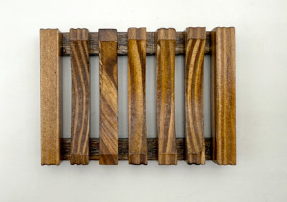 Dark Wood Soap Holder