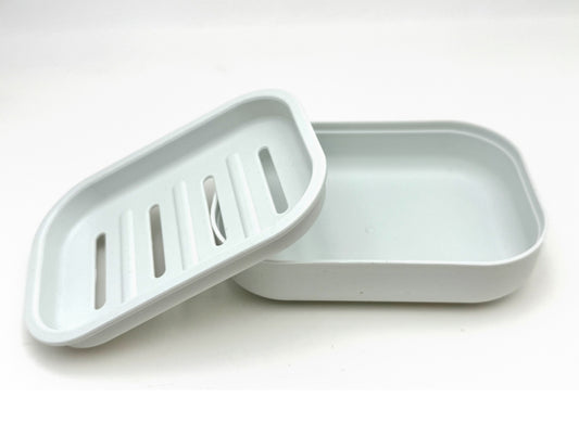 Light Gray Plastic Soap Holder