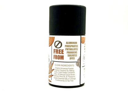 Orange, Frankincense & Tea Tree: Natural Essential Oil Deodorant