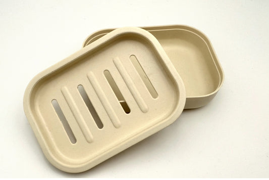 Beige Plastic Soap Holder